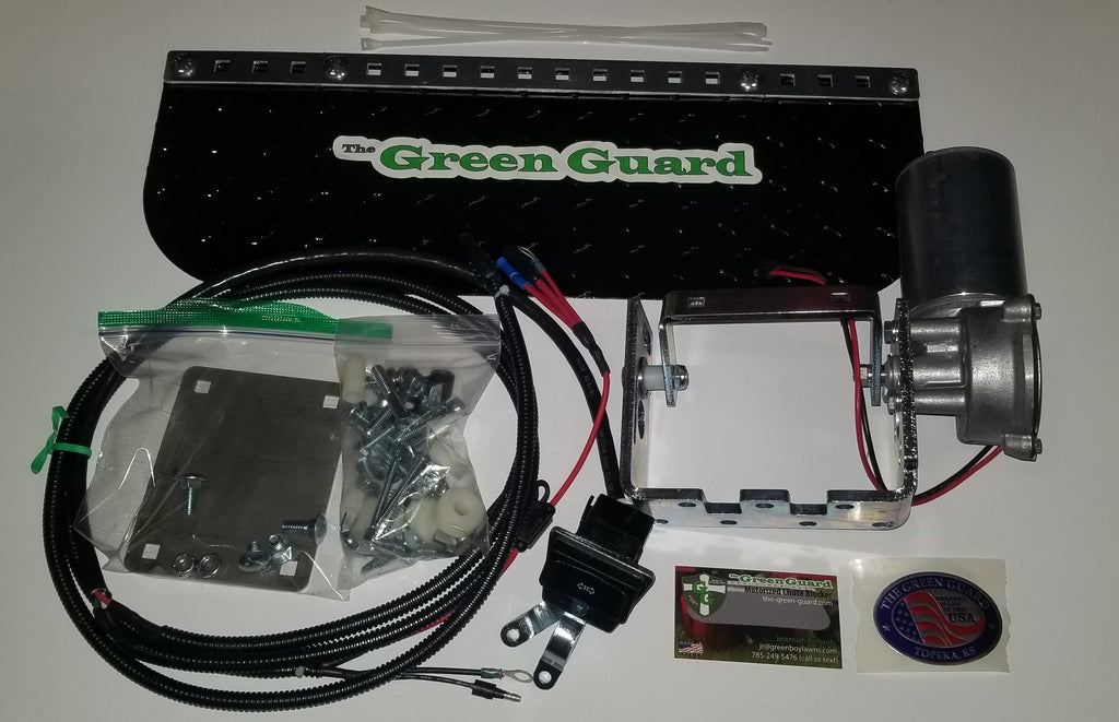 The Green Guard 'SLIM [HD]' - Complete Installation Kit w/Black Aluminum Guard